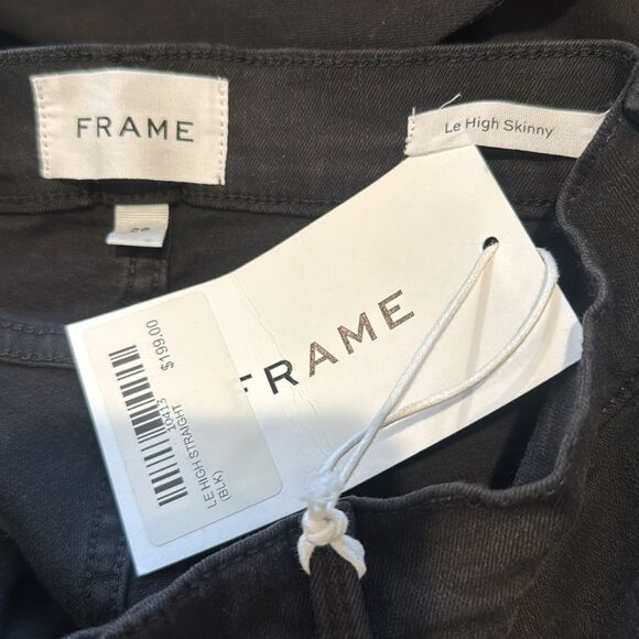 NWT Frame Le High Skinny Film Noir Size 26 - Picture 13 of 15